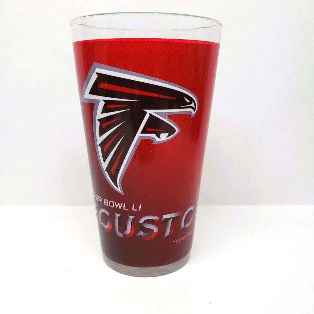 Atlanta Falcons Pint Glass February 15 2017 Super Bowl LI Houston NFL Football